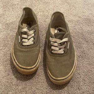 Vans gray shoes size 1.5
